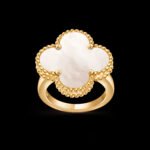 Magic Alhambra Ring - 18K Yellow Gold and White Mother-of-Pearl - Image 3