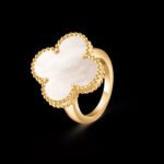 Magic Alhambra Ring - 18K Yellow Gold and White Mother-of-Pearl