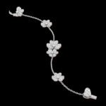 Frivole Van Cleef & Arpels (VCA),Bracelet, 5 Flowers - Rhodium-Plated 18K White Gold and Diamonds - Image 6