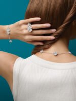 Frivole Van Cleef & Arpels (VCA),Bracelet, 5 Flowers - Rhodium-Plated 18K White Gold and Diamonds - Image 8