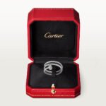 B Juste un Clou Double-Wrap Ring, Half-Pavé Diamonds, 18K White Gold - Image 6