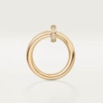 Juste un Clou Ring, classic model, set with diamonds, 18K yellow gold - Image 10