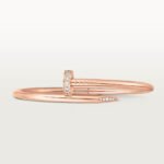 A Juste un Clou Bracelet, Classic Model, Set with Diamonds, 18K Rose Gold