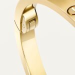 C LOVE Bracelet, Small Model, Set with 6 Diamonds, 18K Yellow Gold - Image 6