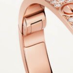 LOVE Bracelet, Classic Model, Pavé Diamonds, 18K Rose Gold - Image 2