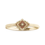 OPERA TULLE STONE Yellow Gold Onyx Bangle