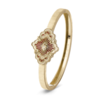 OPERA TULLE STONE Yellow Gold Onyx Bangle - Image 3