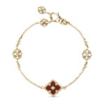 OPERA TULLE ENAMEL Yellow Gold and Red Enamel Buccellati,Bracelet...