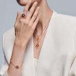 OPERA TULLE ENAMEL Yellow Gold and Red Enamel Buccellati,Bracelet... - Image 3