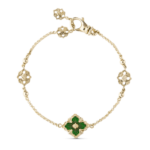 OPERA TULLE ENAMEL Yellow Gold and Green Enamel Buccellati,Bracelet...