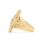 OPERA TULLE ENAMEL Yellow Gold Diamond and Blue ... Buccellati,Ring - Image 2