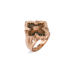 OPERA TULLE STONE Rose Gold Onyx Buccellati,Ring...