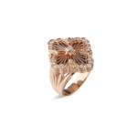 OPERA TULLE STONE Rose Gold Onyx Buccellati,Ring...