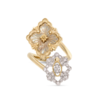 OPERA TULLE STONE Yellow and White Gold Mother-of-Pearl ... Buccellati,Ring