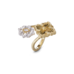 OPERA TULLE STONE Yellow Gold Onyx and Diamond Buccellati,Ring...