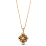 OPERA TULLE Yellow Gold Onyx Buccellati,Pendant