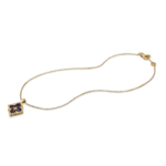 B OPERA TULLE Yellow Gold Blue Enamel Buccellati,Pendant - Image 3