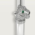 Panthère de Cartier Bracelet,Cartier with Diamonds, 18K White Gold - Image 4
