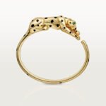 Panthère de Cartier Bracelet,Cartier with Black Lacquer, 18K Yellow Gold - Image 4