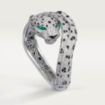 Panthère de Cartier High Jewelry Bracelet,Cartier with Diamonds, Platinum