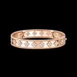 Perlée Clovers Van Cleef & Arpels (VCA),Bracelet, Medium Model - 18K Rose Gold and Diamonds - Image 6