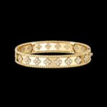 Perlée Clovers Van Cleef & Arpels (VCA),Bracelet, Medium Model - 18K Yellow Gold and Diamonds - Image 6