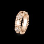 Perlée  Sweet Clovers Ring - 18K Rose Gold and Diamonds