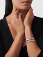 Perl??e Sweet Clovers Ring - Rhodium-Plated 18K White Gold and Diamonds - Image 3