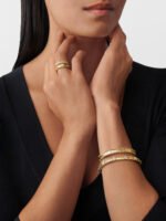 Perlée Sweet Clovers Ring - 18K Yellow Gold and Diamonds - Image 2