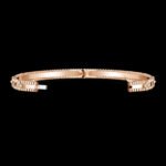Perlée Sweet Clovers Van Cleef & Arpels (VCA),Bracelet, Medium Model - 18K Rose Gold and Diamonds - Image 4