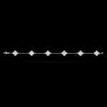 Sweet Alhambra Van Cleef & Arpels (VCA),Bracelet, 6 Motifs - Rhodium-Plated 18K White Gold and Diamonds - Image 2