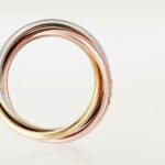 Trinity ring, classic model, 18K white gold, 18K yellow gold, 18K rose gold - Image 7