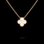 Vintage Alhambra Pendant - 18K Yellow Gold and White Mother-of-Pearl