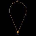 Vintage Alhambra Pendant - 18K Yellow Gold and Tiger Eye - Image 6