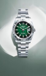 Rolex Datejust 36 – Mint Green Dial, Fluted Bezel, Jubilee Bracelet - Image 4