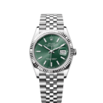 Rolex Datejust 36 – Mint Green Dial, Fluted Bezel, Jubilee Bracelet