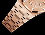 Royal Oak Mini Frosted Gold Quartz Ref. 67630OR.GG.1312OR.01-C - Image 5