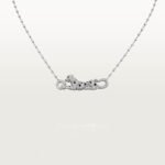 Panthère de Cartier Pendant Necklace,Cartier with Pavé Diamonds, 18K White Gold