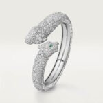 Panthère de Cartier High Jewelry Bracelet,Cartier with Diamonds, 18K White Gold