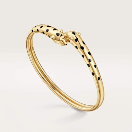Panthère de Cartier Bracelet,Cartier with Black Lacquer, 18K Yellow Gold