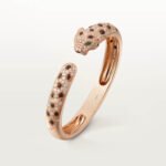 Panthère de Cartier Medium Bracelet,Cartier with Semi-Pavé Diamonds, 18K Rose Gold