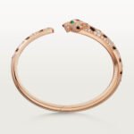 Panthère de Cartier Medium Bracelet,Cartier with Semi-Pavé Diamonds, 18K Rose Gold - Image 5