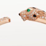 Panthère de Cartier Medium Bracelet,Cartier with Semi-Pavé Diamonds, 18K Rose Gold - Image 7