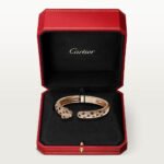Panthère de Cartier Medium Bracelet,Cartier with Semi-Pavé Diamonds, 18K Rose Gold - Image 2