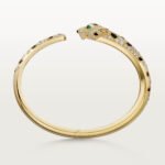Panthère de Cartier Medium Bracelet,Cartier with Semi-Pavé Diamonds, 18K Yellow Gold - Image 8