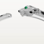 Panthère de Cartier Medium Bracelet,Cartier with Pavé Diamonds, 18K White Gold - Image 4