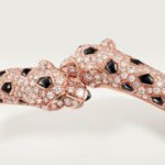 Panthère de Cartier Bracelet,Cartier with Semi-Pavé Diamonds, 18K Rose Gold - Image 4