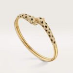 Panthère de Cartier Bracelet,Cartier with Semi-Pavé Diamonds, 18K Yellow Gold