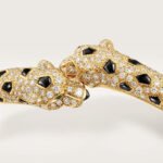 Panthère de Cartier Bracelet,Cartier with Semi-Pavé Diamonds, 18K Yellow Gold - Image 5