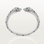 Panthère de Cartier Double-Head Bracelet,Cartier with Pavé Diamonds, 18K White Gold - Image 2
